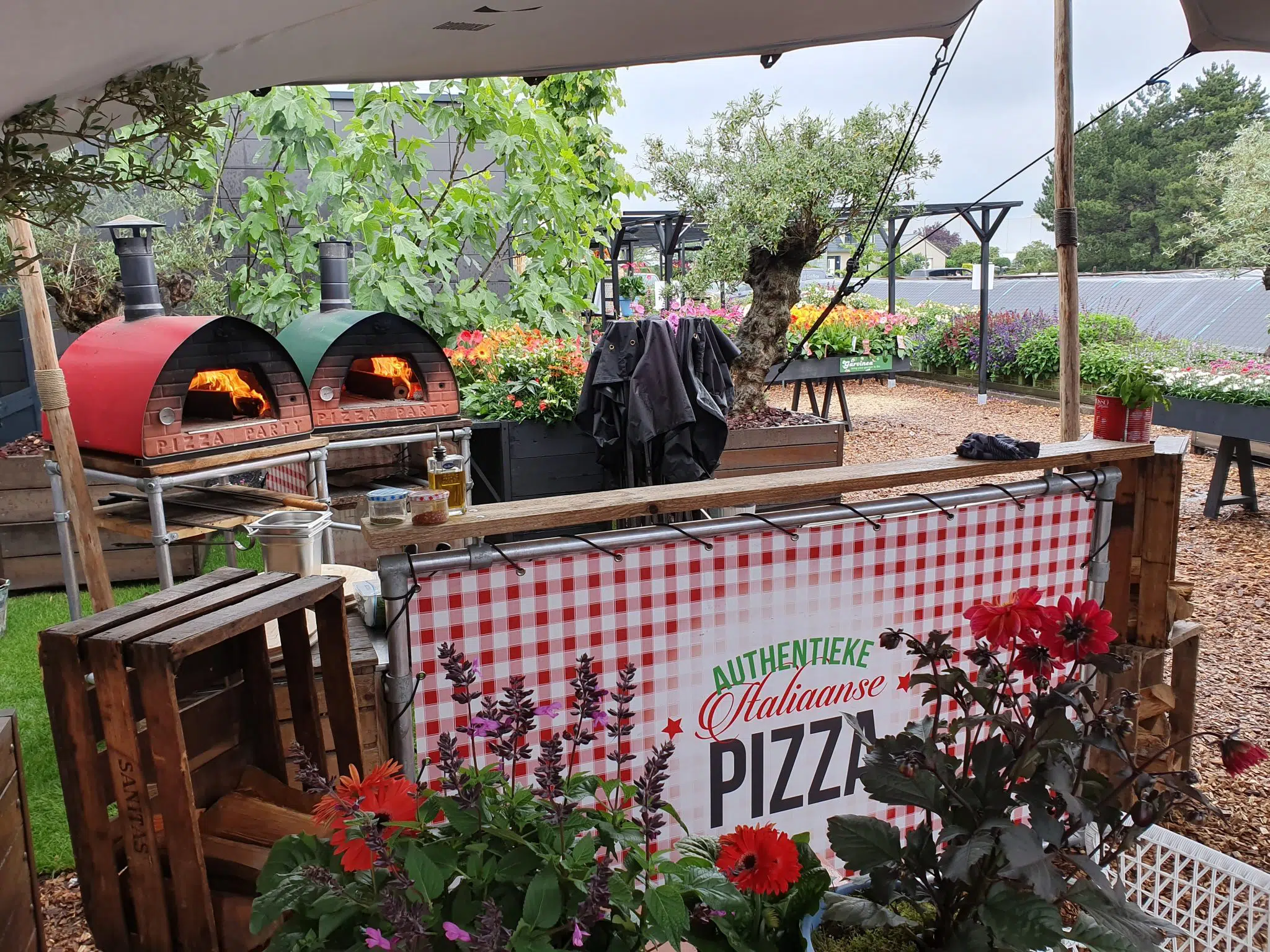 pizza catering op locatie