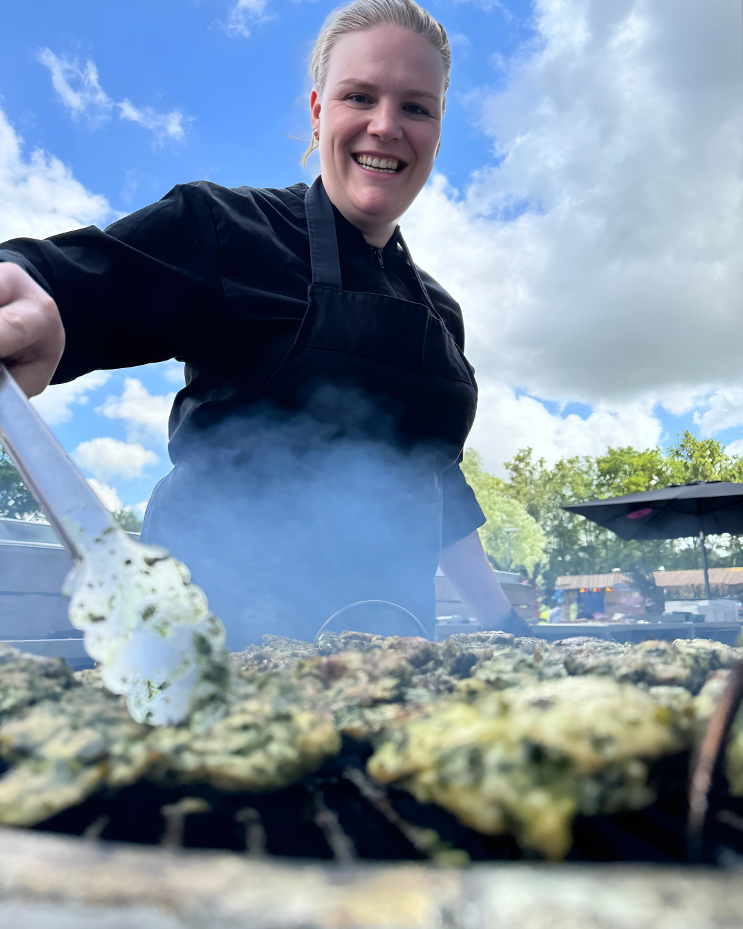 BBQ aan huis met kok