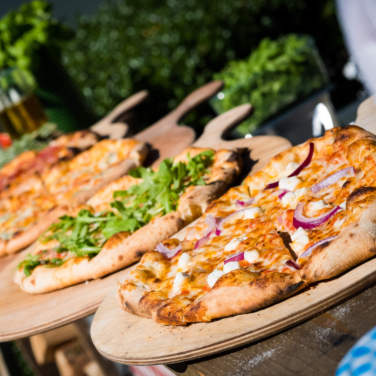 pizza catering live cooking op locatie